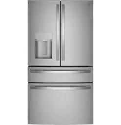 GE Profile - 22.3 Cu. Ft. 4-Door French Door Counter
